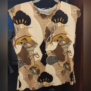 Women's Jaipur Sleeveless Patterned Top